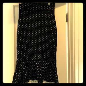 Reversible Club Monaco Ruffled Pencil Skirt - NWT!